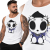 TANK TOP  HORROR HELLO KITY SKULL MASK